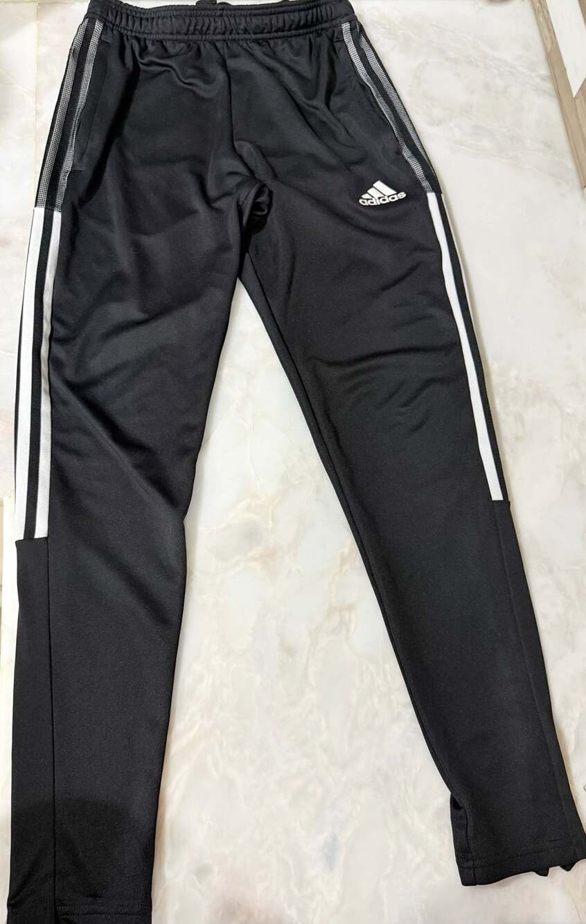 Adidas Tiro Training Pants Size S Black White Primegreen